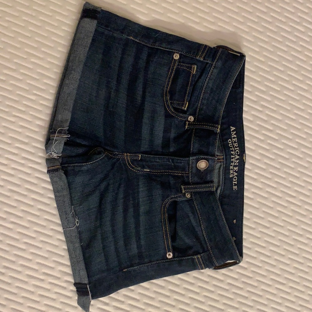 American Eagle Outfitters midi shorts.